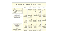 Desktop Screenshot of circleccatering.com